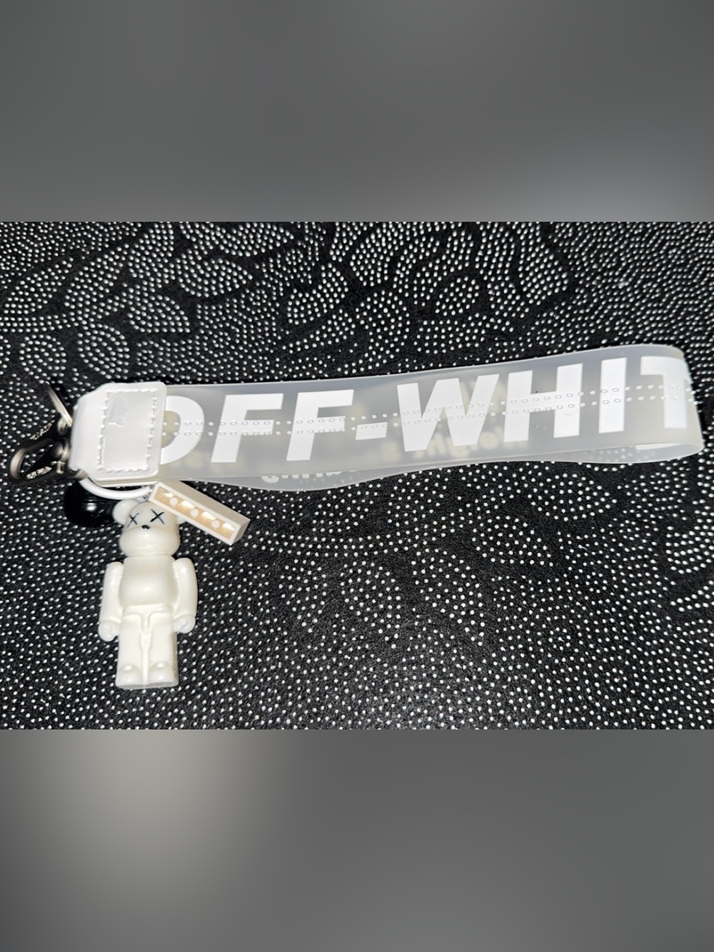 Off-White Translucent Logo Belt in White